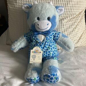 Build A bear Blueberry Cow with BlueBerry Suit Outfit